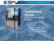 Tablet Screenshot of equitecnos.com